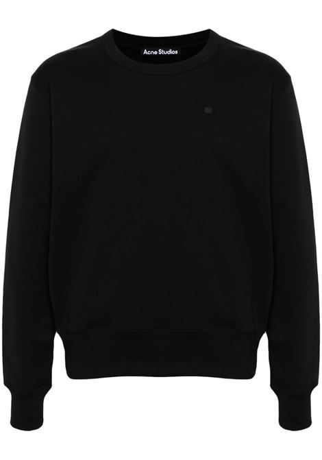 Felpa a maniche lunghe con logo in nero Acne Studios Face - unisex ACNE STUDIOS FACE | CI0173900